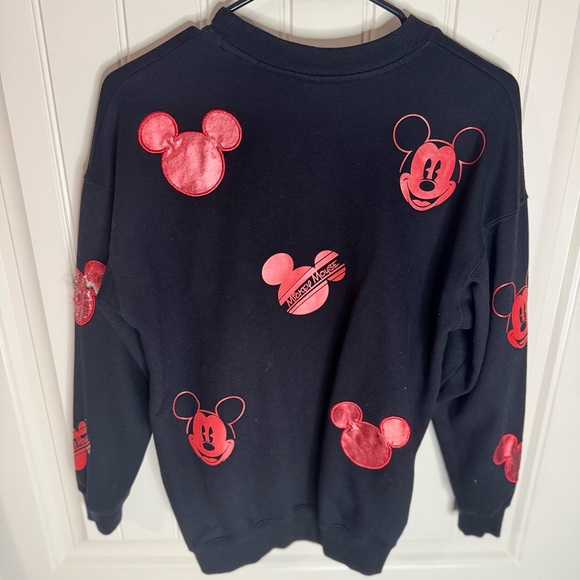 2/for $20 🪩 DISNEY’s Mickey Mouse Crewneck Sweater, Red Mickey details ❤️ (XS) - Picture 5 of 7